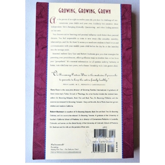 On Becoming Preteen Wise: Parenting Your 8-12 YO Gary Ezzo Robert Bucknam, MD PB - Picture 2 of 2